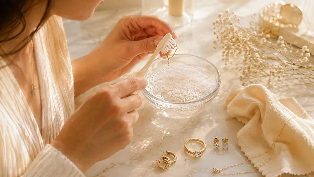 How to Clean 14K Gold Jewelry at Home (Without Ruining It)