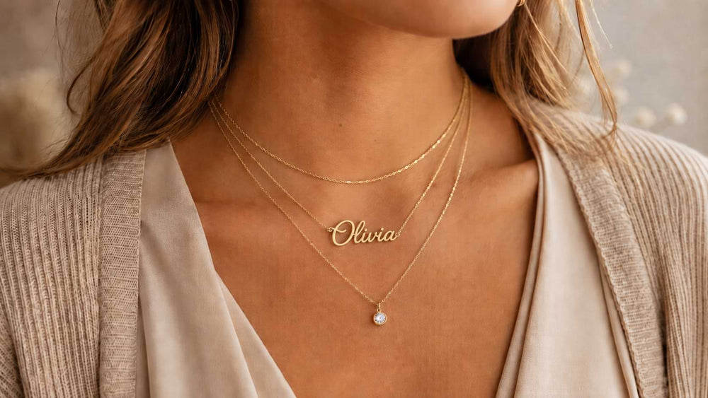 The Art of Jewelry Layering: How to Style Your Personalized Name Necklace