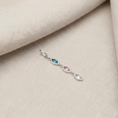 14K Gold Marquise Drop Birthstone Earrings - M.0604