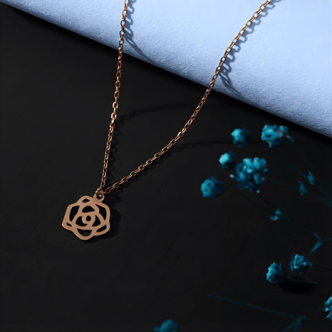 14K Gold Birth Flower Necklace - 12-24 in M.0261