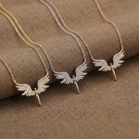 14K Gold Archangel Michael Necklace - 12-24 in M.0132