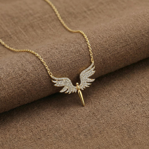 14K Gold Archangel Michael Necklace - 12-24 in M.0132