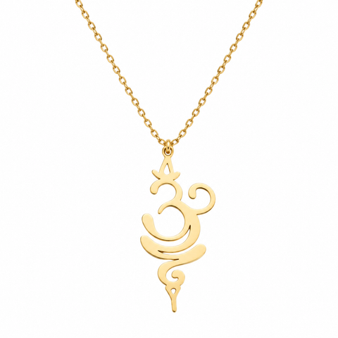 14K Gold Plated Breathe Necklace - 12-24 in M.0026