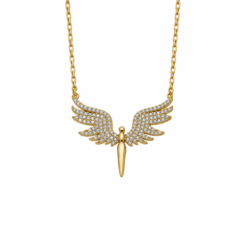 14K Gold Archangel Michael Necklace - 12-24 in M.0132