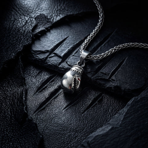 Boxing Glove Pendant Necklace - 20-26 in - M.0466