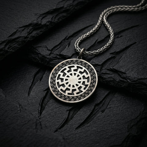 Ancient Sun Circle Amulet - 20-26 in - M.0460