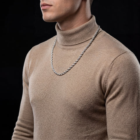 Classic Rope Chain Necklace - 20-26 in - M.0477