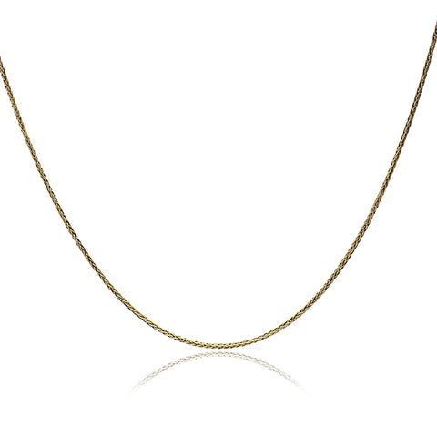 14K Gold Hummingbird Necklace - 20-26 in - M.0473