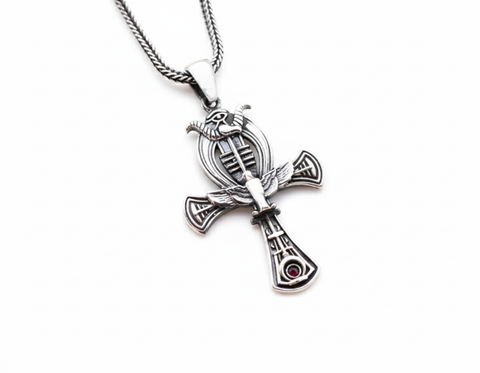 Egyptian Symbol Ankh Necklace - 12-24 in - M.0437