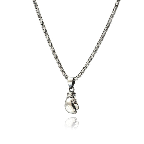 Boxing Glove Pendant Necklace - 20-26 in - M.0466
