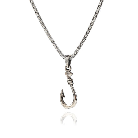 Fisherman’s Hook Pendant Necklace - 20-26 in - M.0470