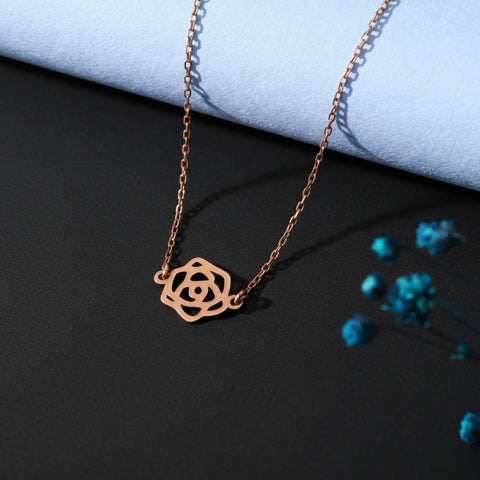 14K Gold Birth Flower Necklace - 12-24 in M.0041
