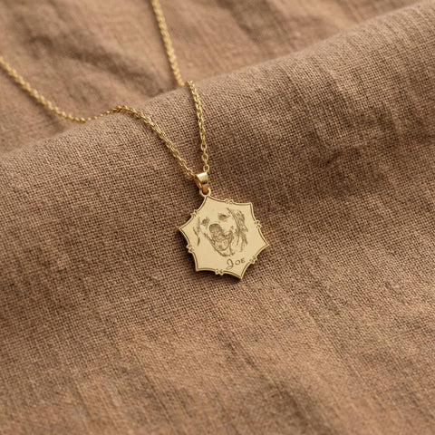 14K Gold Pet Necklace - 12-24 in M.0578