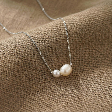 14K Gold Freshwater Pearl Necklace - 12-24 in M.0148