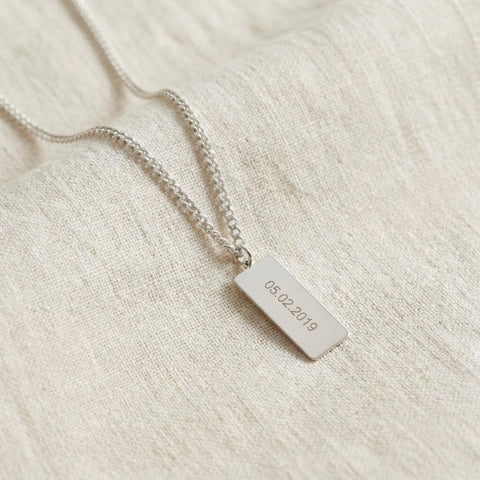 14K Gold Custom Name Necklace  - 12-24 in M.0774