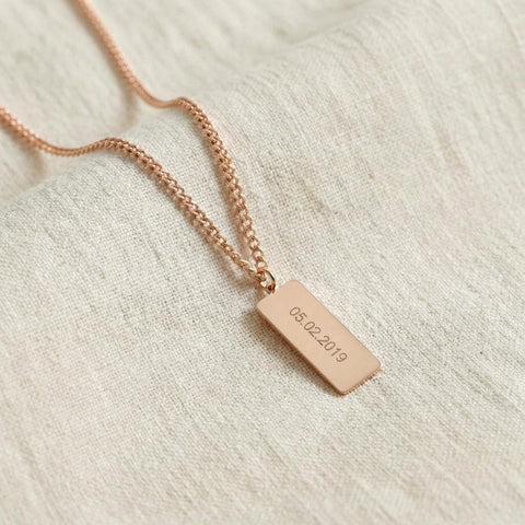 14K Gold Custom Name Necklace  - 12-24 in M.0774