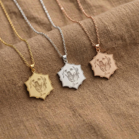 14K Gold Pet Necklace - 12-24 in M.0578