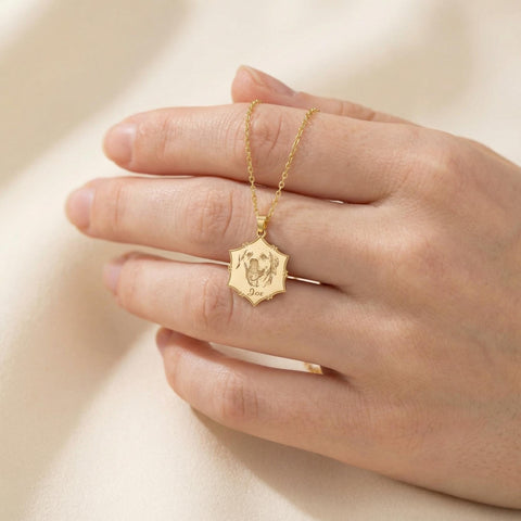14K Gold Pet Necklace - 12-24 in M.0578