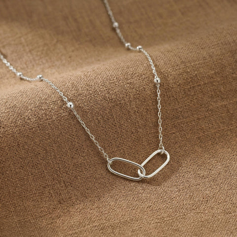 14K Gold Linked Pendant Necklace - 12-24 in M.0062