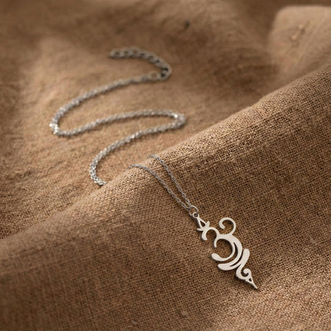 14K Gold Breathe Necklace - 12-24 in M.0026