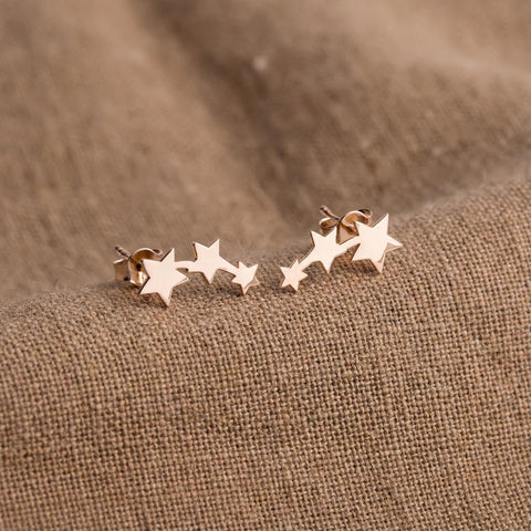 Tiny Star Stud Earrings | Dainty Stud Earrings | 14K Gold Stud Star Earrings | Dainty Everyday Jewelry | Cute Star Earrings | Gift for Her M.0441