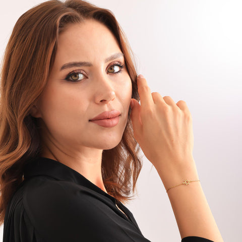 Star Of David Bracelet | Magen David Bracelet | Religious Gift For Women | Judaica Friend Gifts | Jewish Gift For Her | Hanukkah Gift M.0181